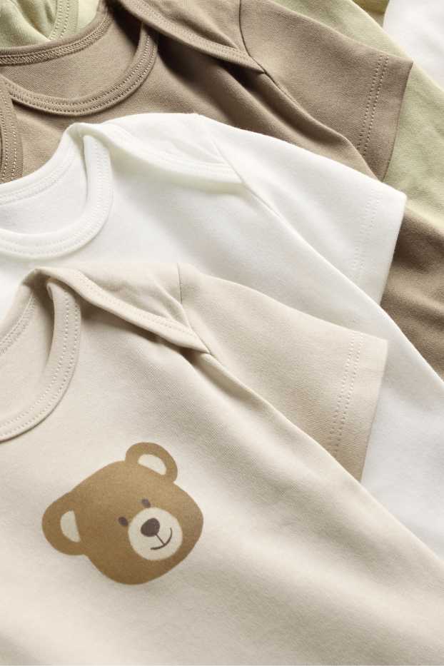 Unisex - Babyrompertje - wit