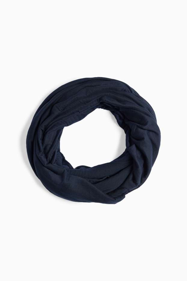 Damen - Loop Schal - dunkelblau