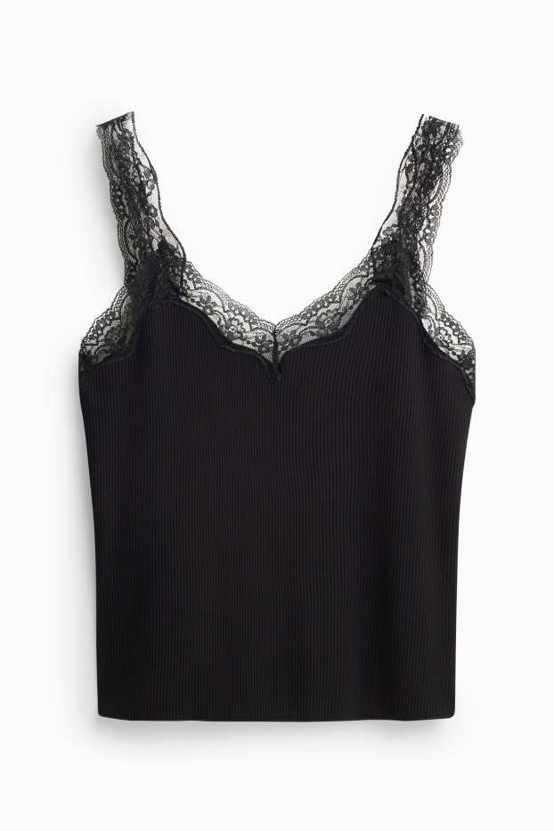 Dames - Topje - zwart