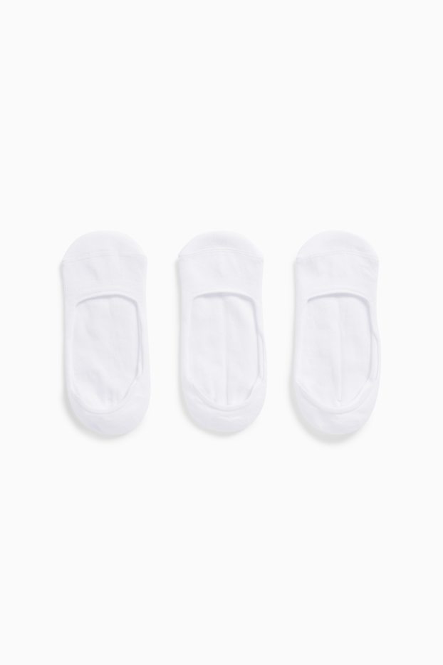 Women - Multipack of 3 - footsies - white