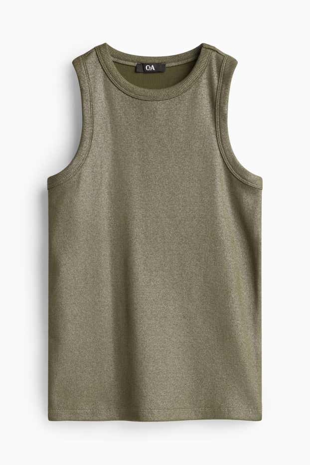 Dames - T-shirt - kaki