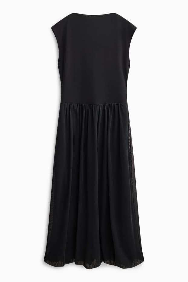 Dames - Jurk - straight fit - zwart