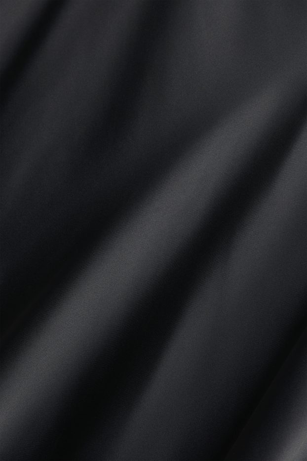 Damen - Satin-Rock - schwarz