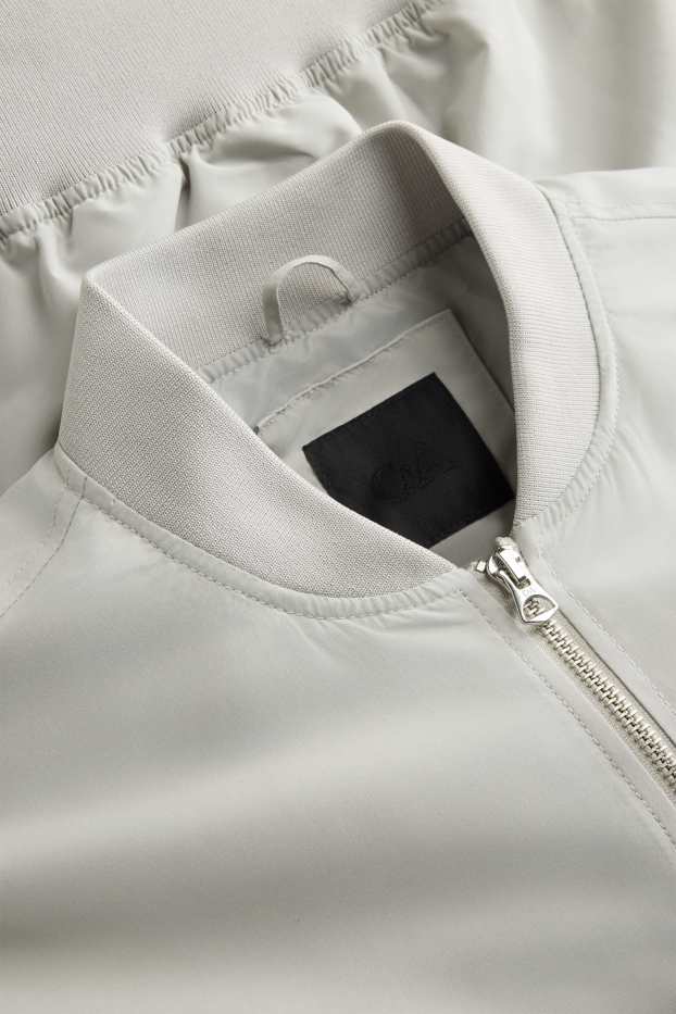 Home - Jaqueta bomber - gris clar