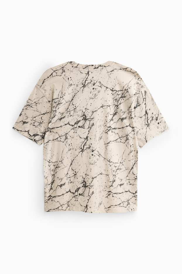 Kinderen: jongens - T-shirt - crèmekleurig