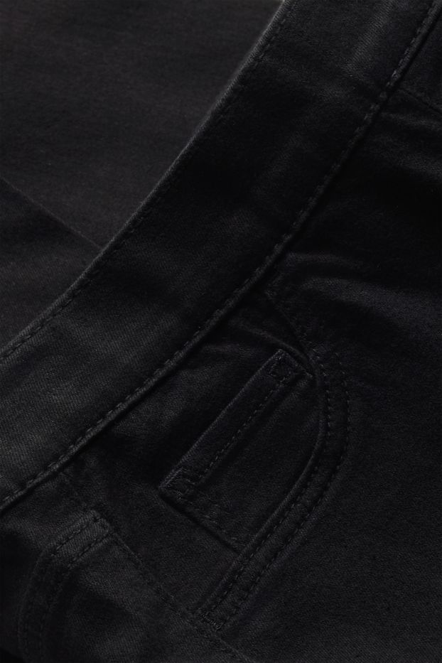 Damen - Jeggings Jeans - Mid Waist - schwarz