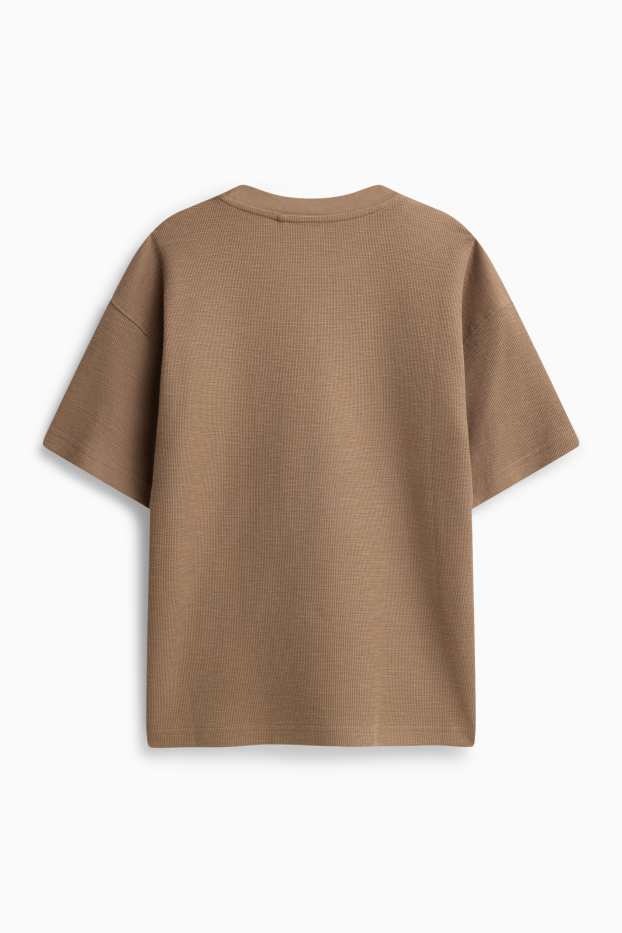 Kinderen: jongens - T-shirt - bruin