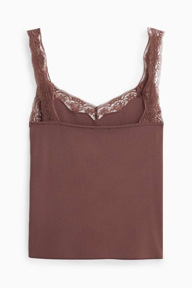 Dames - Topje - bruin