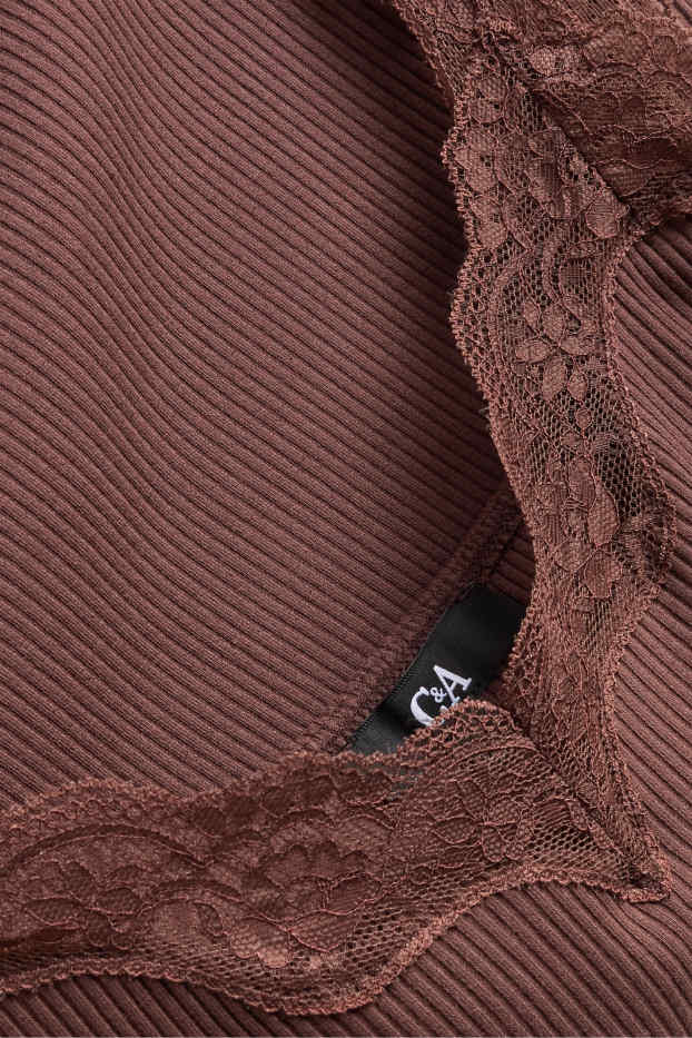 Dames - Topje - bruin