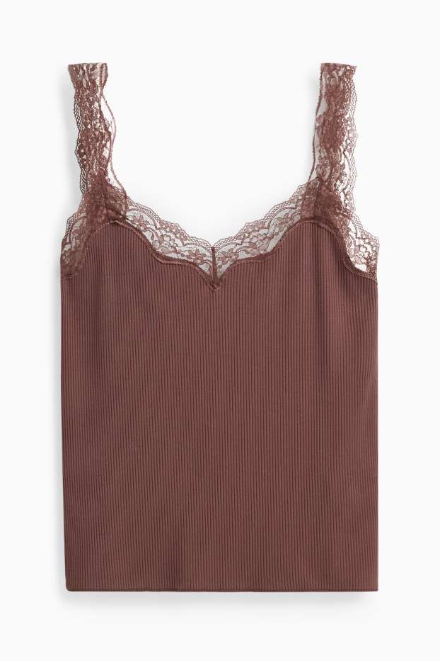 Dames - Topje - bruin