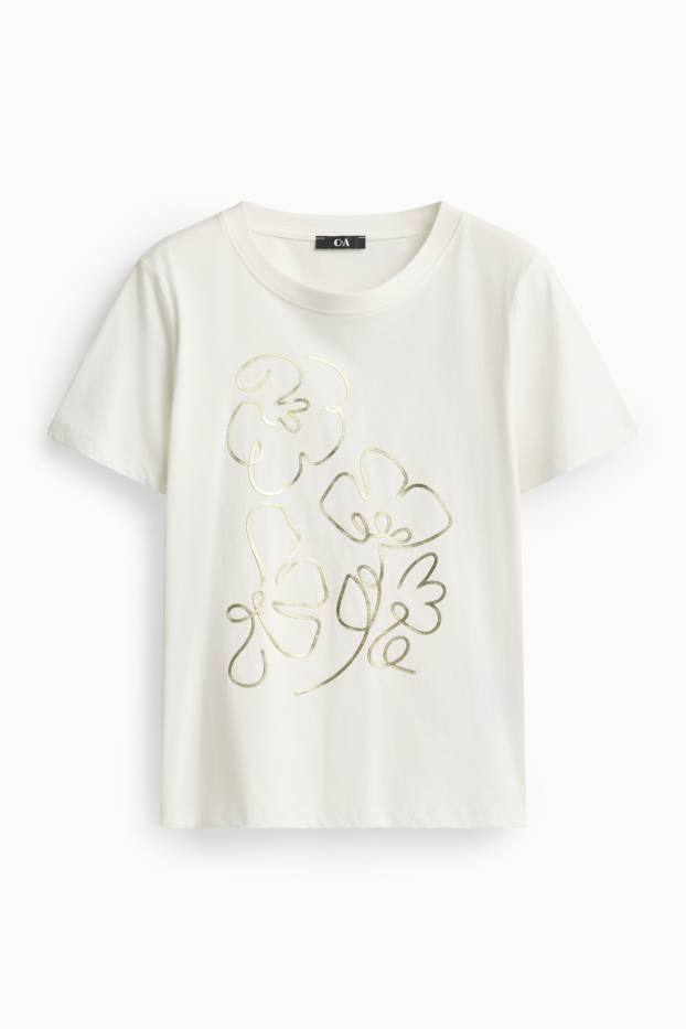 Dames - T-shirt - wit