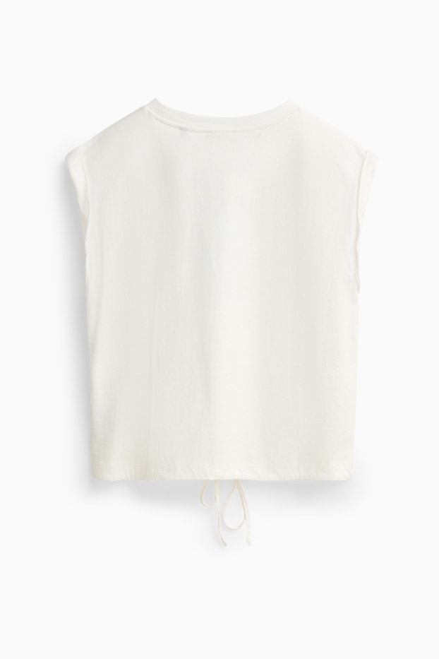 Damen - T-Shirt - Regular Fit - weiß