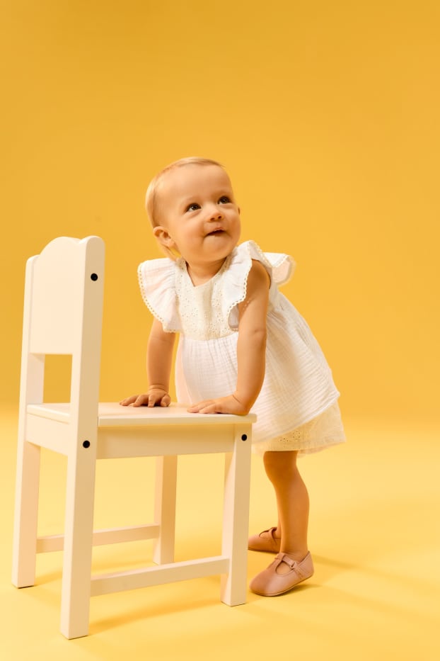 Baby Girls - Baby outfit - 2 piece - white