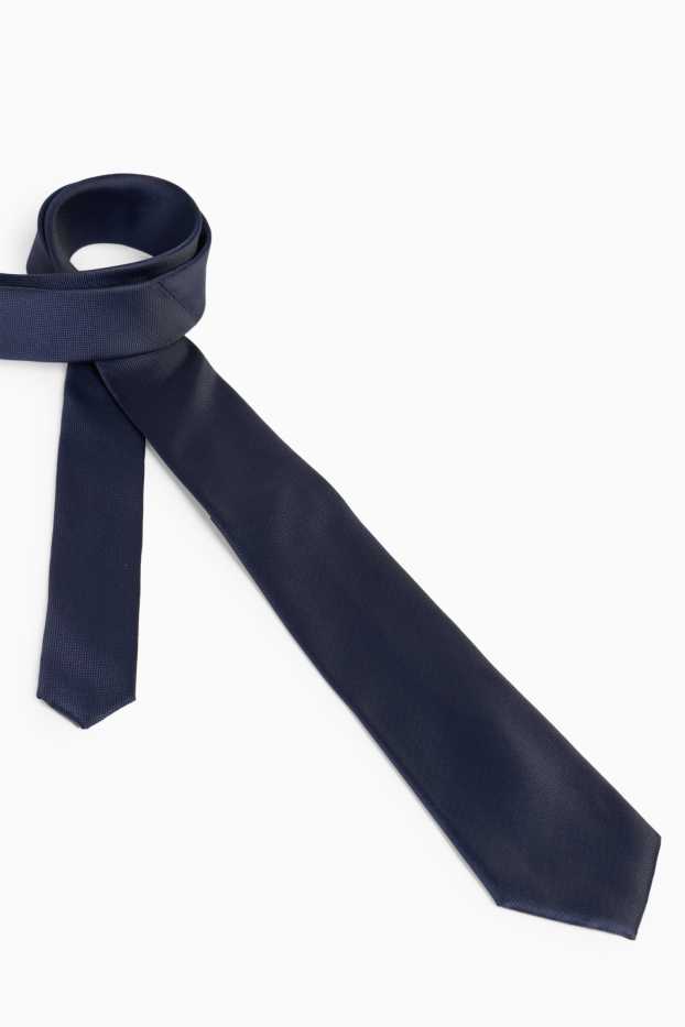 Bărbați - Cravată - albastru închis