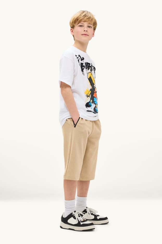 Children Boys - Multipack of 3 - sweat shorts - beige