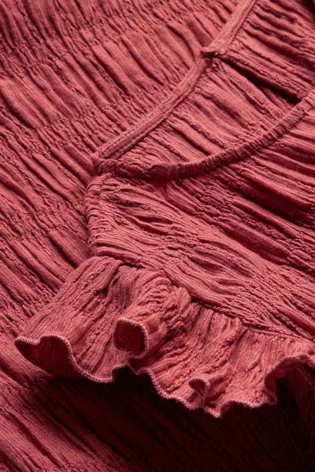 Femmes - Robe - rouge foncé