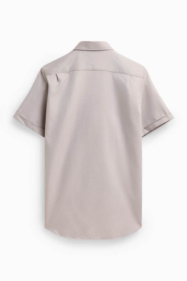 Bărbați - Cămașă office - gri