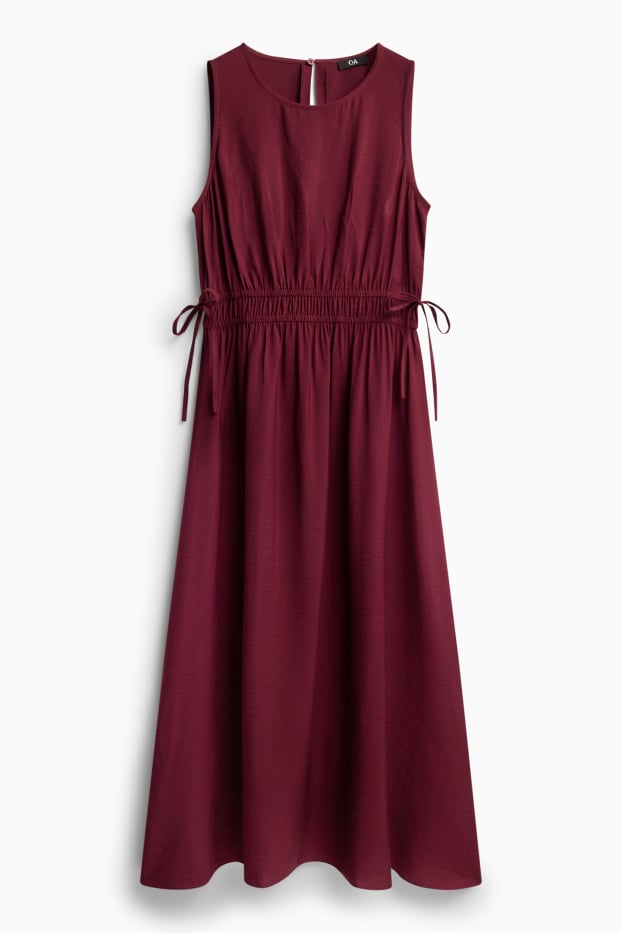 Damen - Kleid - Straight Fit - bordeaux