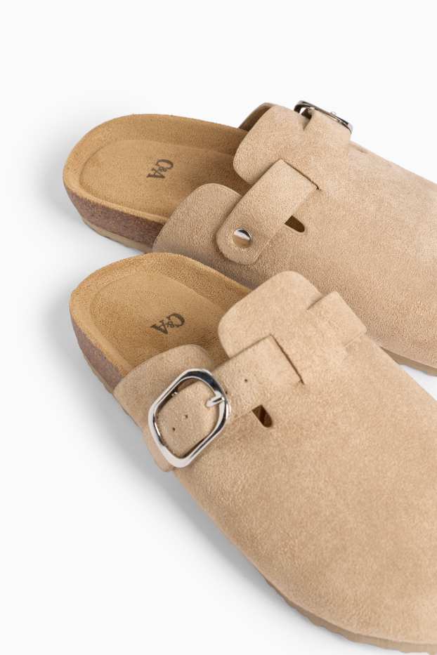 Femei - Șlapi - bej