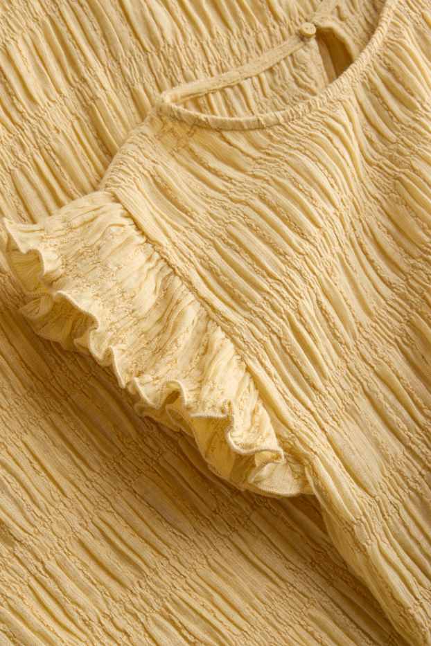 Femmes - Robe - jaune clair