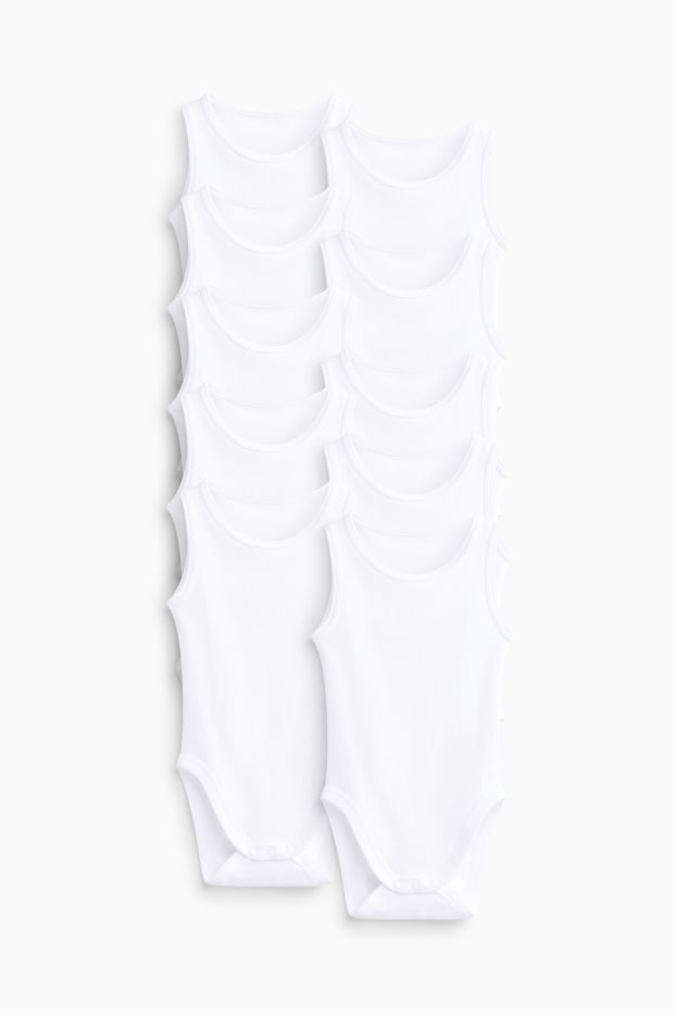 Unisexe - Bodies croisés bébé - blanc