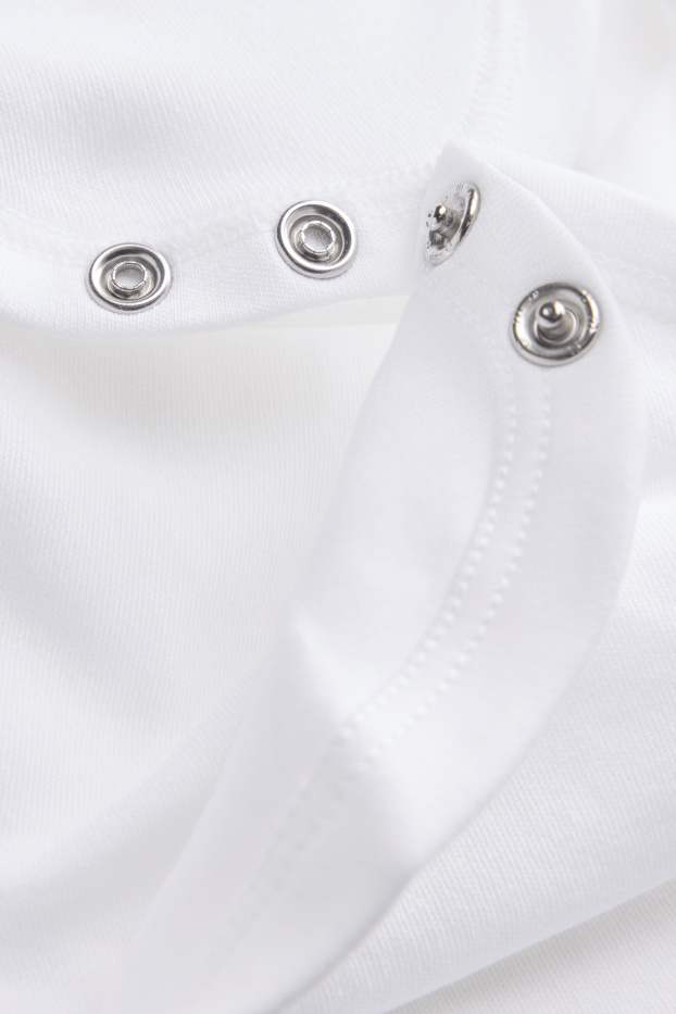 Unisexe - Bodies croisés bébé - blanc