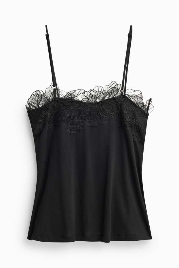 Damen - Top - schwarz