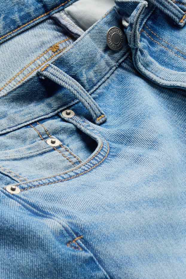 Herren - Jeans-Shorts - jeansblau