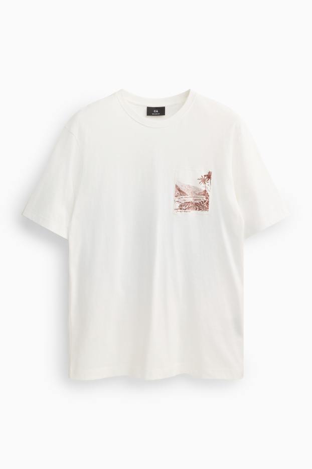 Men - T-shirt - white