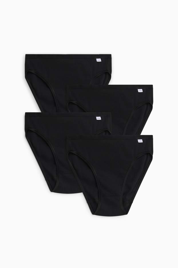 Femmes - Lot de 3 - culottes - noir