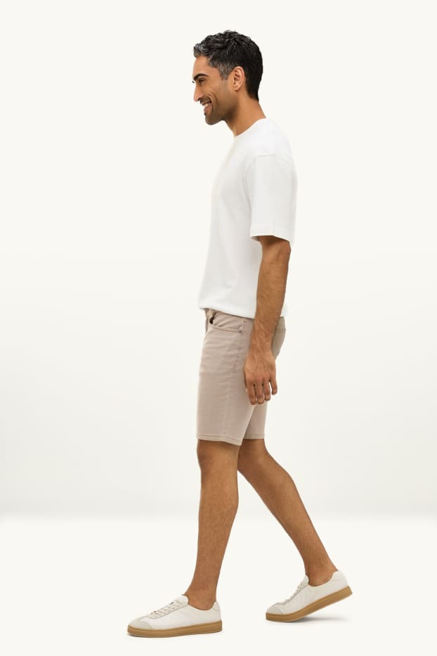 Herren - Jeans-Shorts - Flex - jeansbraun