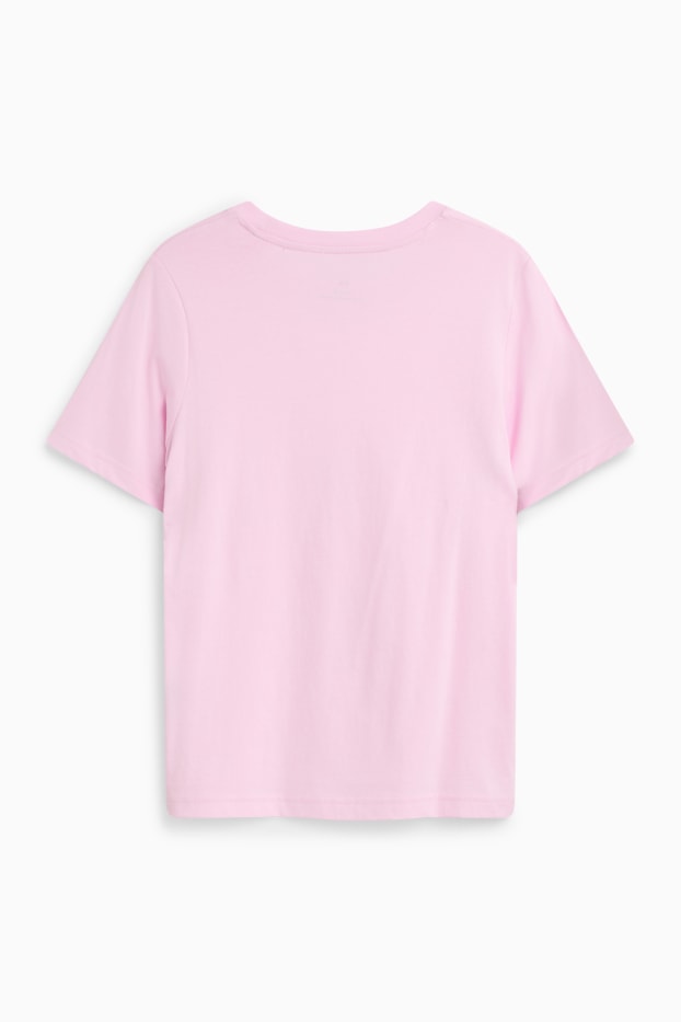 Dona - Samarreta de mànigues curtes - regular fit - rosa