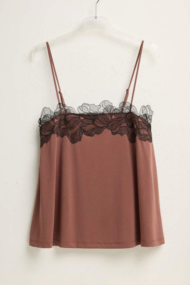 Dames - Topje - bruin