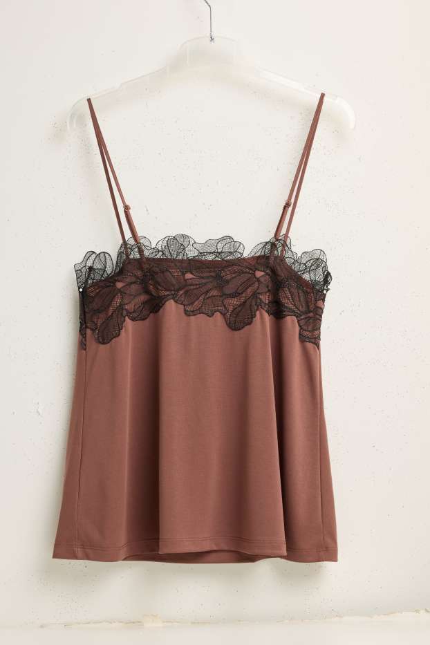 Dames - Topje - bruin