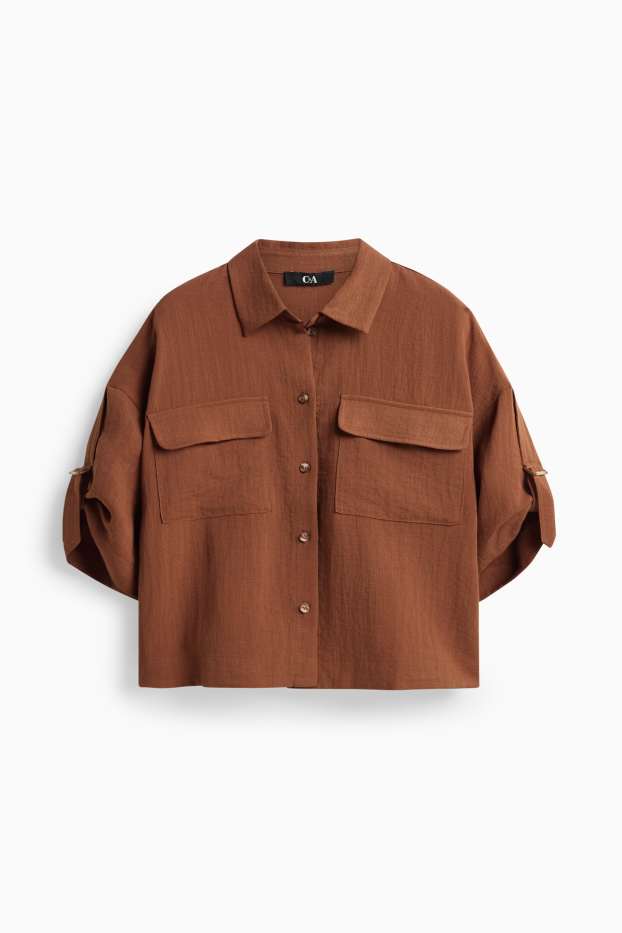 Femmes - Blouse-chemise - marron