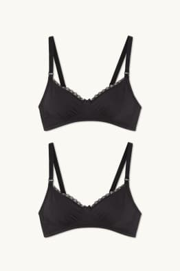 Confezione da 2 - reggiseno per allattamento