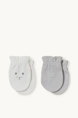 Lot de 2 - moufles anti-griffures