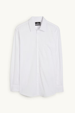 Chemise de bureau - regular fit - manches ultracourtes - facile à repasser