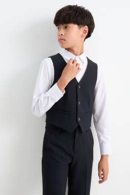 Gilet sans manches de costume - matière extensible