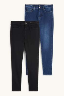 Pack de 2 - jegging jeans - high waist