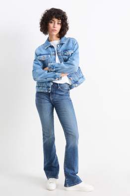Bootcut jeans - mid waist - LYCRA®