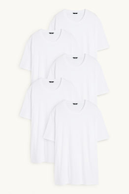 Multipack 5er - T-Shirt