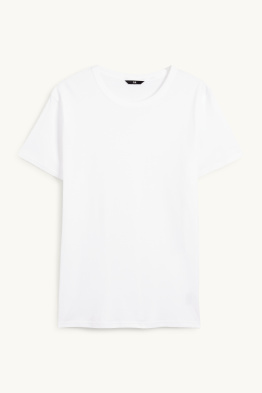 Tričko - slim fit - jemně žebrované