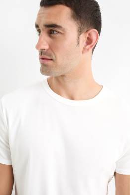 Tričko - slim fit - jemně žebrované