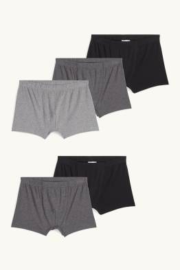 Wielopak, 5 pary - bokserki obcisłe