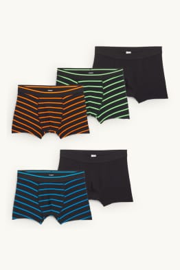 Multipack 5 ks - boxerky - pruhované