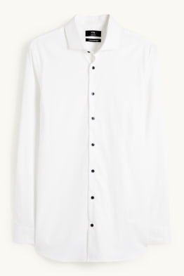 Business-overhemd - body fit - cut away - gemakkelijk te strijken - LYCRA®