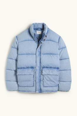 Giacca di jeans trapuntata