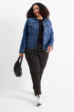 Stoffhose - Mid Waist - Tapered Fit