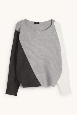 Pullover - gerippt